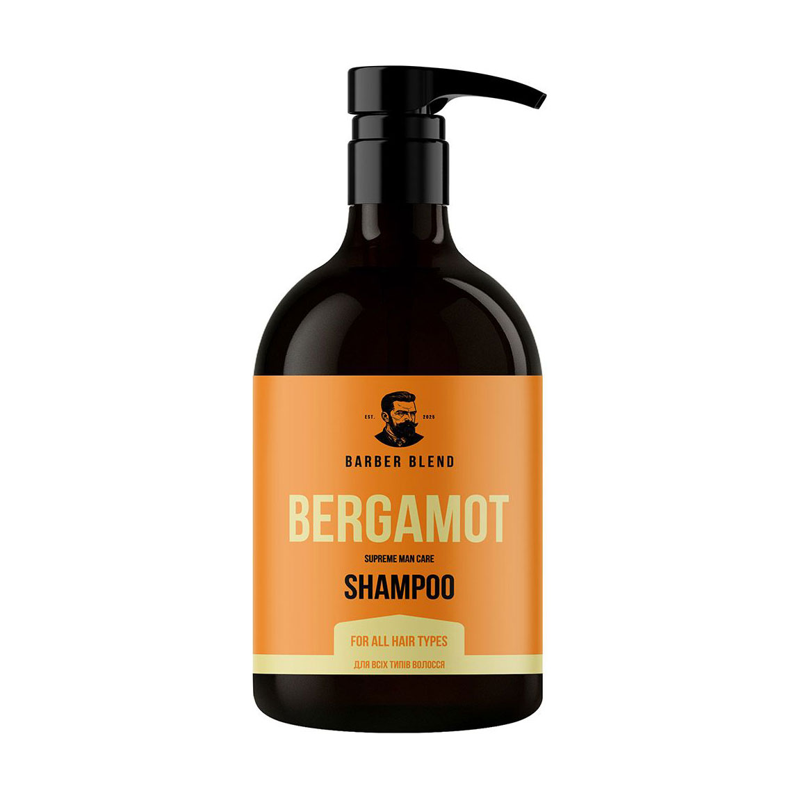 Чоловічий шампунь Barber Blend Bergamot Shampoo для всіх типів волосся, 500 мл